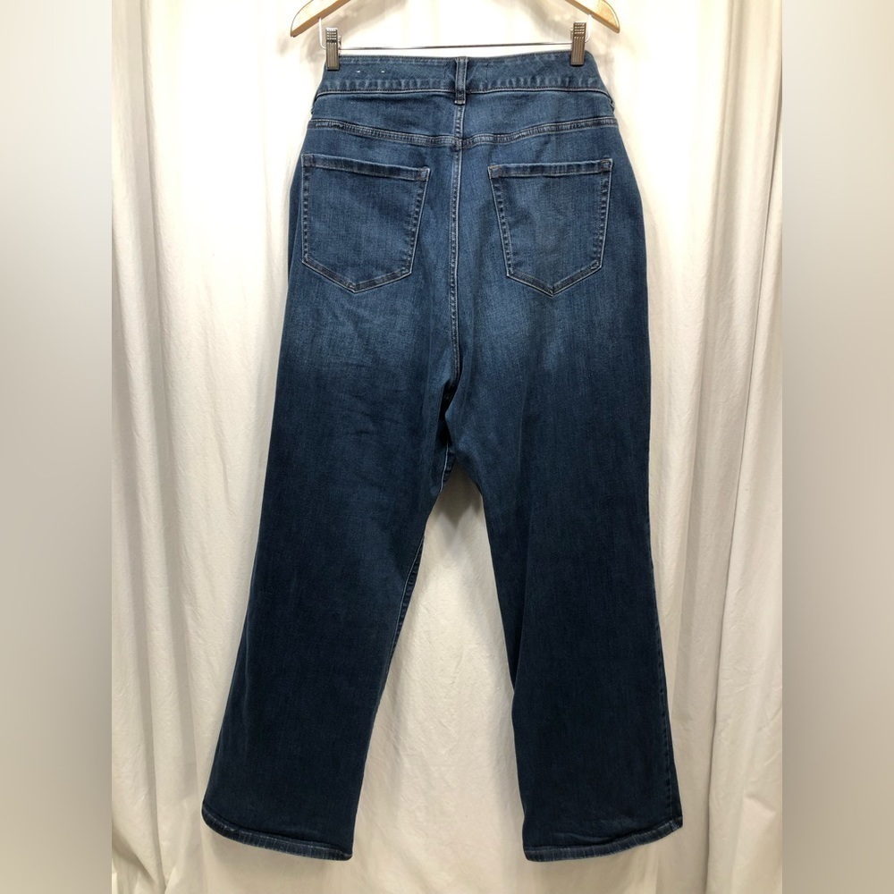 Lane Bryant High Rise Flex Magic Waistband Boot Bootcut Jeans Size 20L Long - Picture 15 of 16
